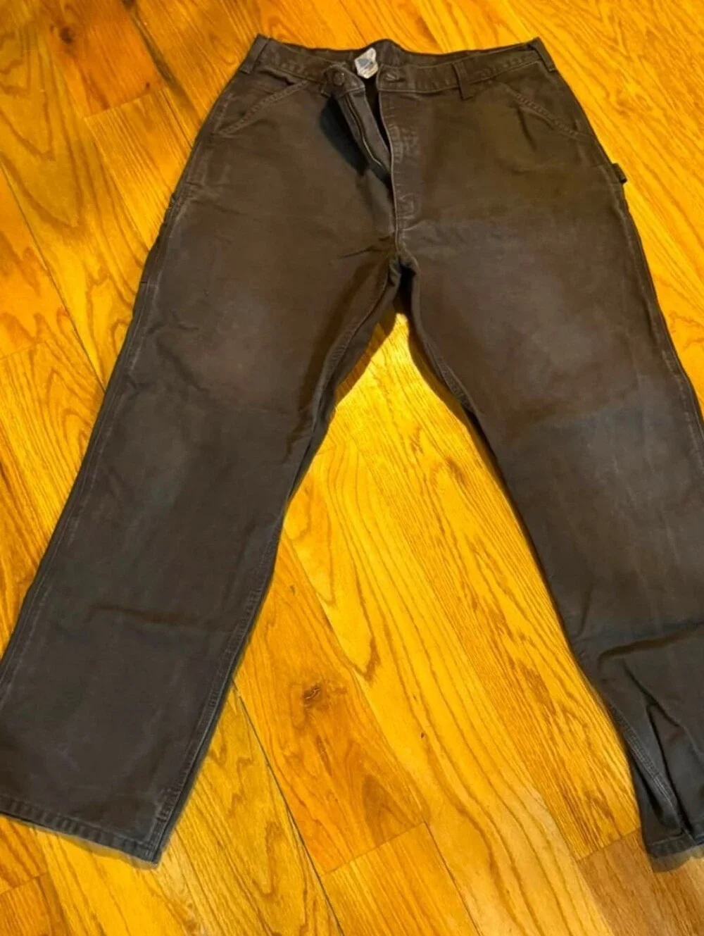 Carhartt Men's Black Work Pants - Durable Everyday Trousers